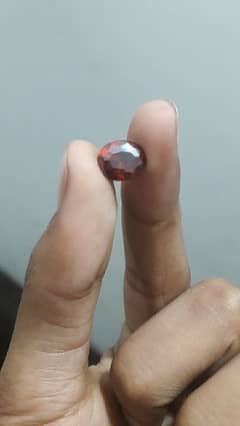 Blood Red Zirkon Stone