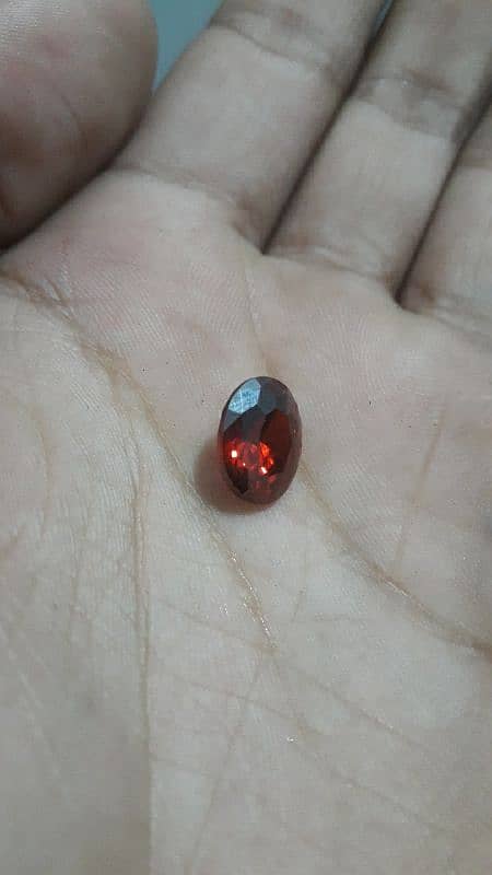 Blood Red Zirkon Stone 1