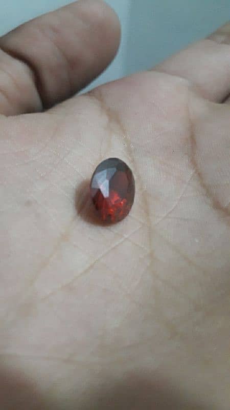 Blood Red Zirkon Stone 2