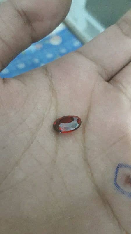 Blood Red Zirkon Stone 3