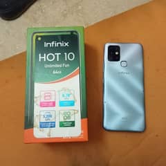 infinix hot:10 with box