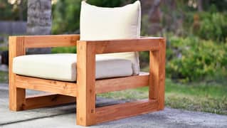 Fancy Modern - Wooden inside and outdoor sofa set