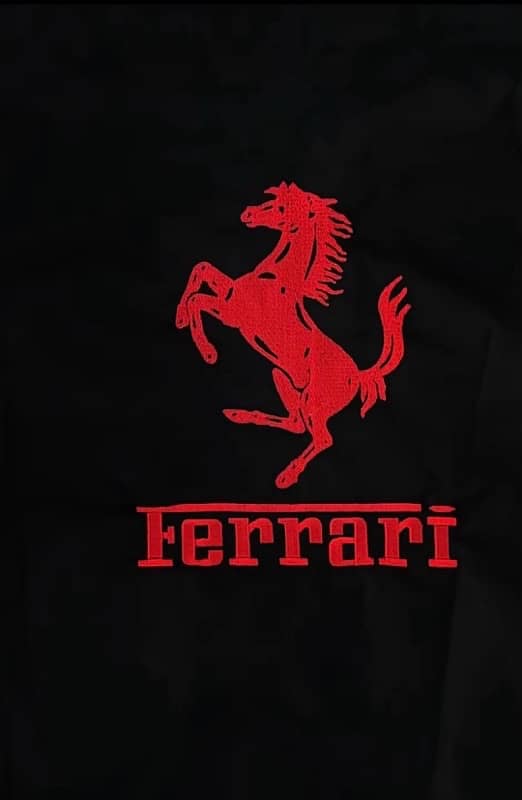 f-1 ferrari jacket with embroidered logos 5