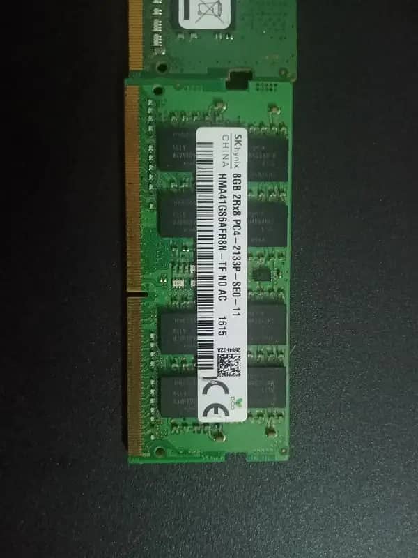 Ram DDR4 8gb 2 Quantity 1