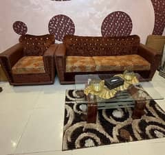 sofa with table