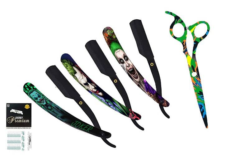 set of Three razors and one Scissor joker Edition 0