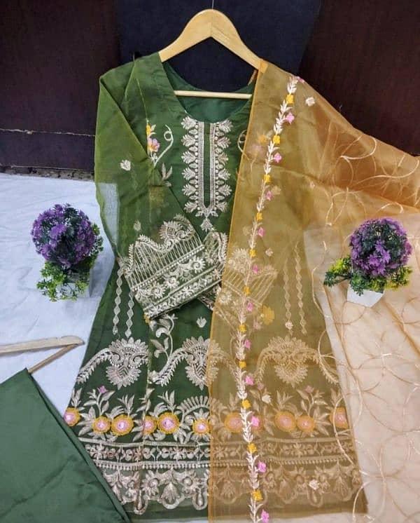 Embroidered Suit-3 piece for Women 1