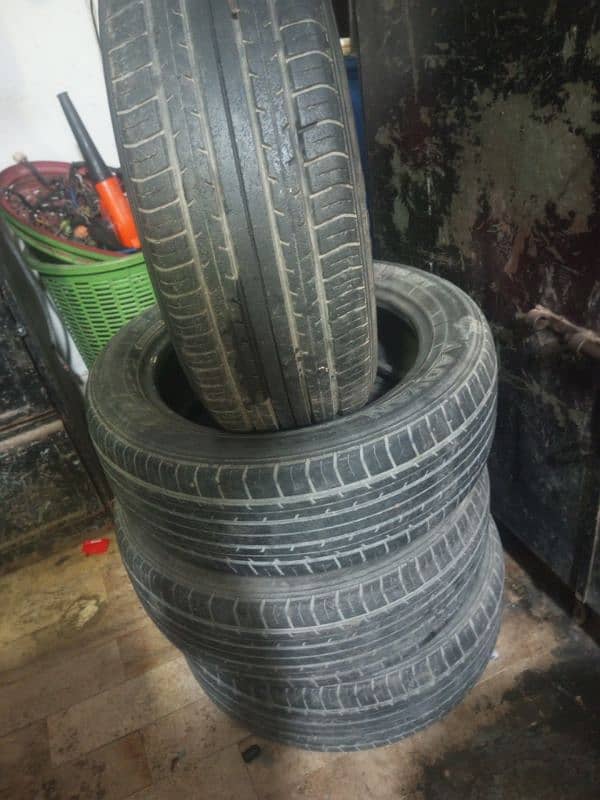 Grandee altis tyre size 205/55/16 10 by 8 condition 1