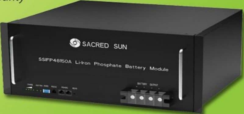 Lithium battery Sacred Sun 8