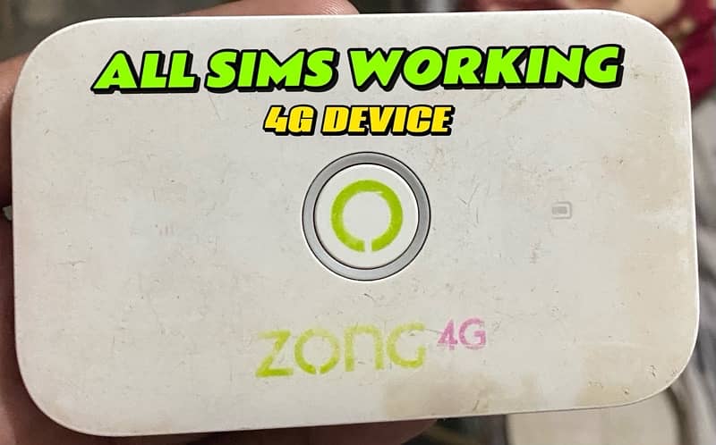 ZONG DEVICE 4G UNLOCK 0