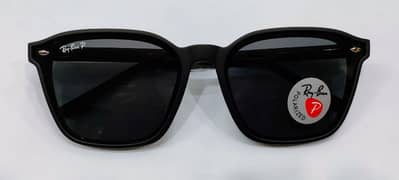 Ray-Ban Polarized Black Square Sunglasses