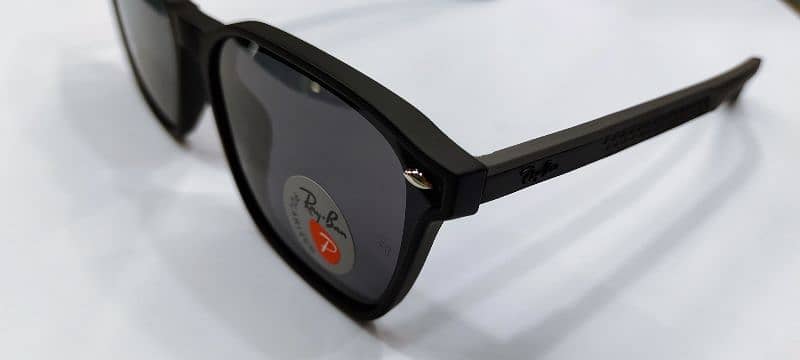 Ray-Ban Polarized Black Square Sunglasses 1