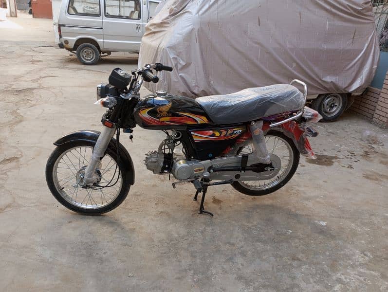 unregistered supreme plus 70cc bike 0