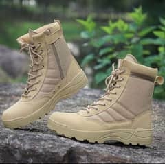 Military long shoes for Mens