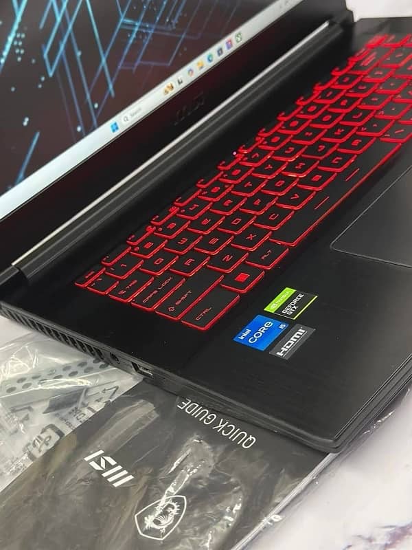 MSI GAMING LAPTOP (CORE I7 11th GEN) 16/1000gb NVME (GTX 1650 Graphic) 5