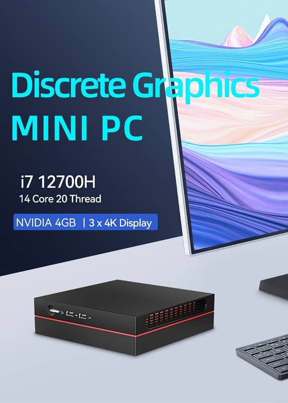 12th Gen Intel Core i7 12700H Mini PC 0