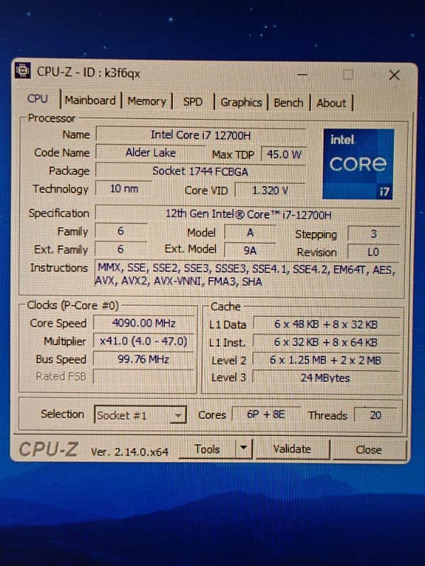 12th Gen Intel Core i7 12700H Mini PC 12