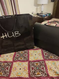 Hub leather bag