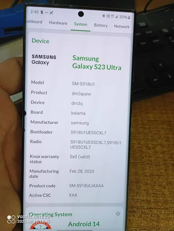 Samsung Galaxy S23 Ultra Pta approved 3