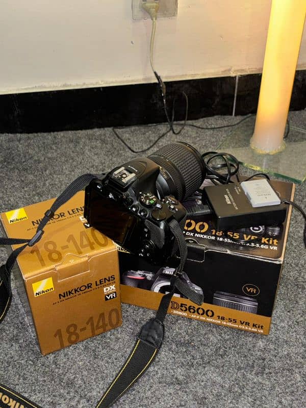 Nikon D5600 WITH LENS 18-140 ( LIKE NEW ) 0