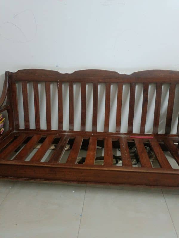 wooden sofas without cushions 1