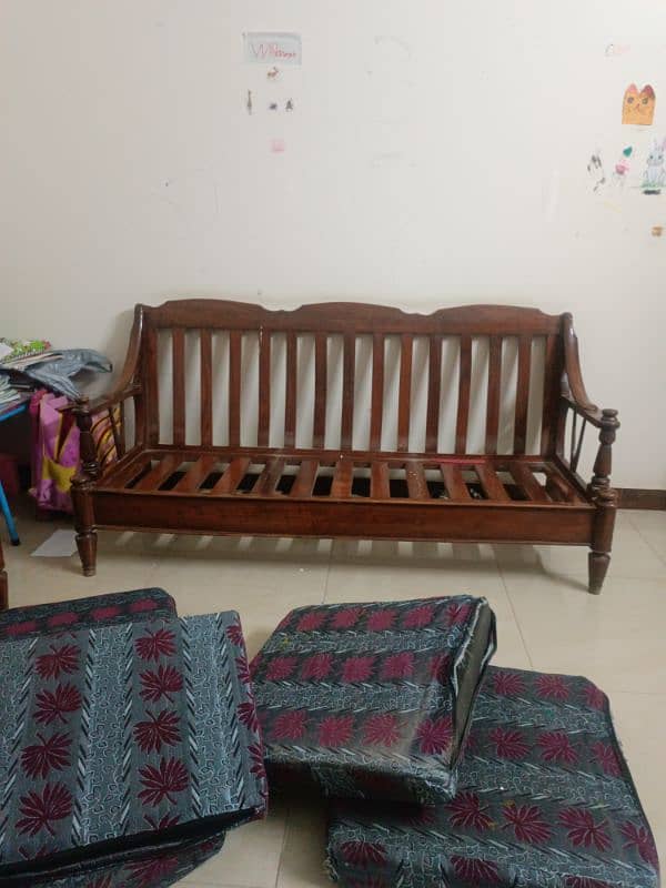 wooden sofas without cushions 3
