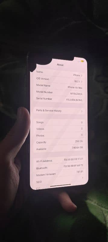 iphone XS MAX 256GB Factory Unlock 7