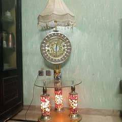 Clock Lamp Table