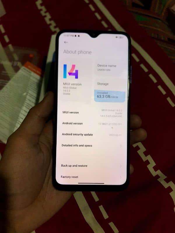 Redmi 9T 6Gb 128Gb PTA Approved official dual 3