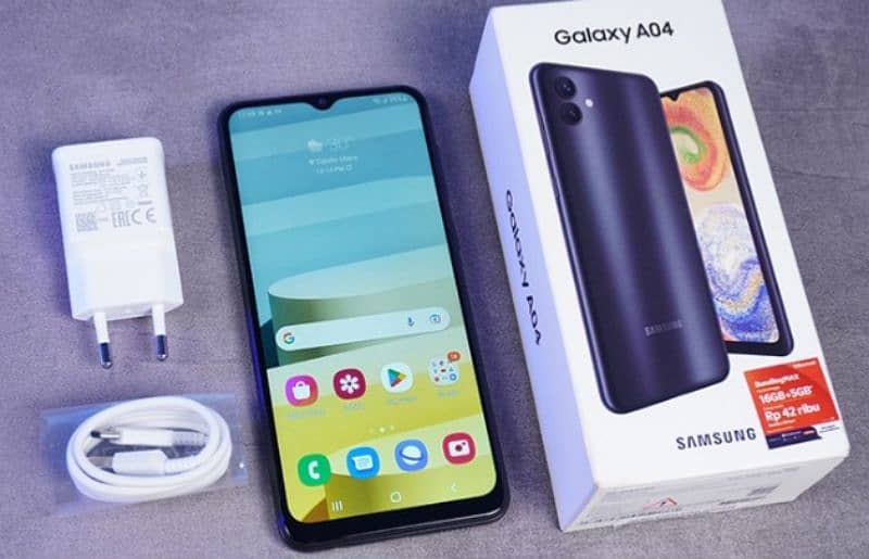 Samsung a04 complete box 10/10 new 0