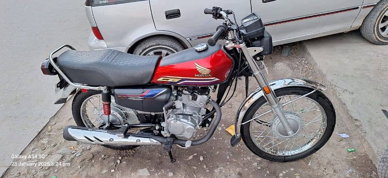 Honda Cg 125 Self start 2024 model Islamabad number 0