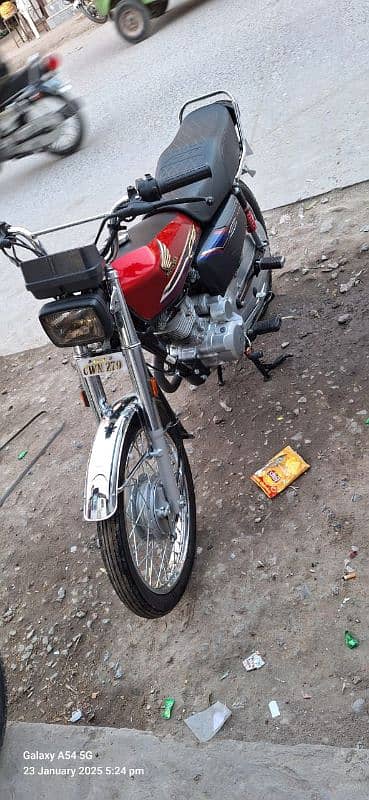 Honda Cg 125 Self start 2024 model Islamabad number 1