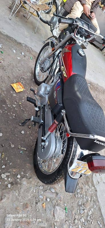 Honda Cg 125 Self start 2024 model Islamabad number 2