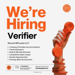 Hiring CSR's and Verifiers