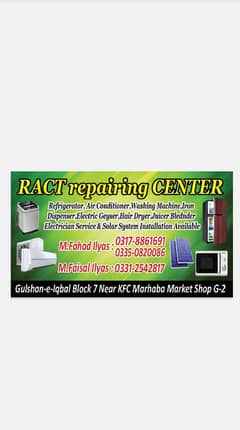 RACT reapering CENTER 2000 RS Master service available