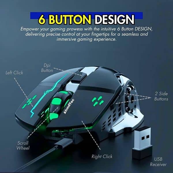 wireless gaming mouse Rgb 0