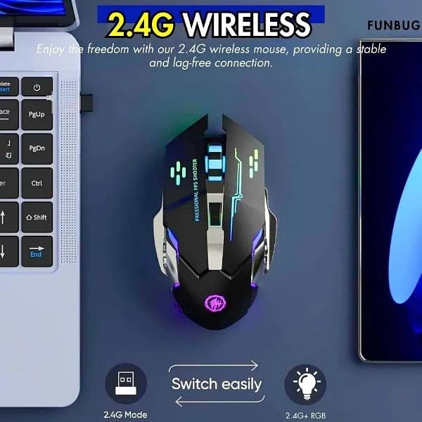 wireless gaming mouse Rgb 2