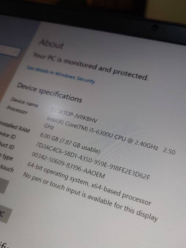 Lenovo T460s i5 6th - 256Gb SSD 8Gb RAM - 14 inch 1080 - Double Battey 4