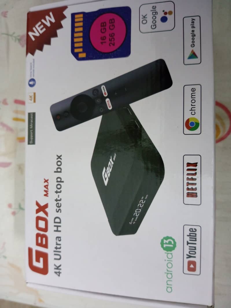 Gbox 4k ultra HD set-top box 5