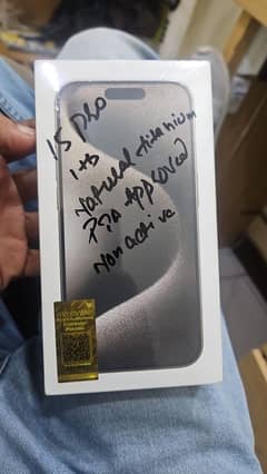 IPhone 15pro, Box Pack, 1TB, Mercantile, PTA approved