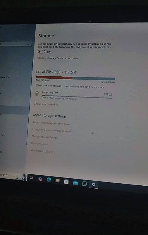 Dell Core I-5  Extra Big Screen SSD - 128 GB with charger 5