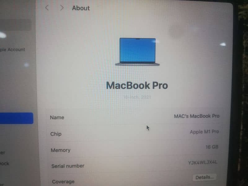 MacBook M1 Pro 3