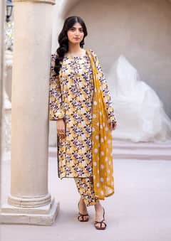 Regalia Identic Seprates  Lawn With Bamber Dupatta