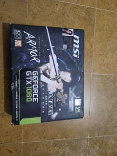 msi armor gtx 1060 6gb with box