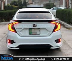 Honda Civic RS Spoiler OEM Style For Models 2016 - 2021