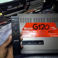 national vcr model G120 100%ok Japani vcr