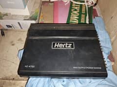 Hertz max power 6000W amplifier