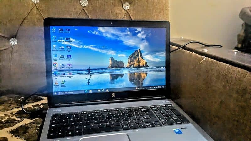 hp pro book i5 4 gen 4 gb ram with charger 1