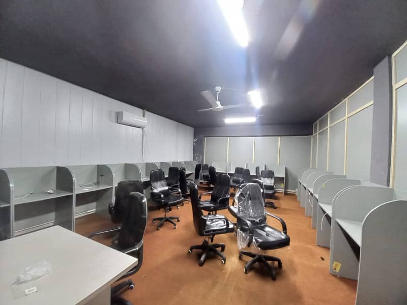 Furnished Office for Rent in Johar Town for (Call center + Software house + Marketing Office & Other Setup as You Want) 0