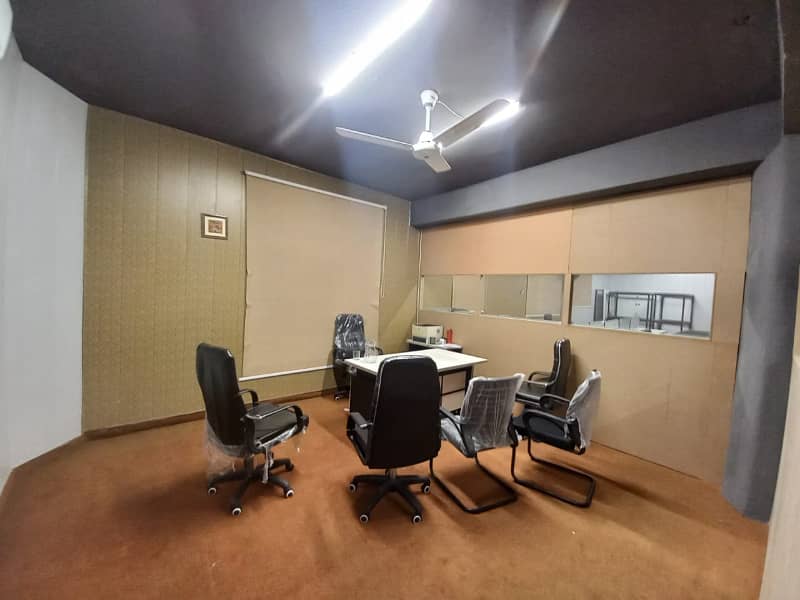 Furnished Office for Rent in Johar Town for (Call center + Software house + Marketing Office & Other Setup as You Want) 1